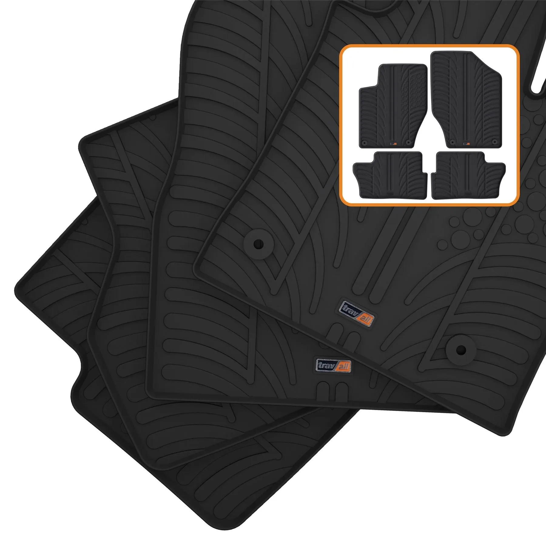 Peugeot 308 Rubber Car Mats (2007-2013)