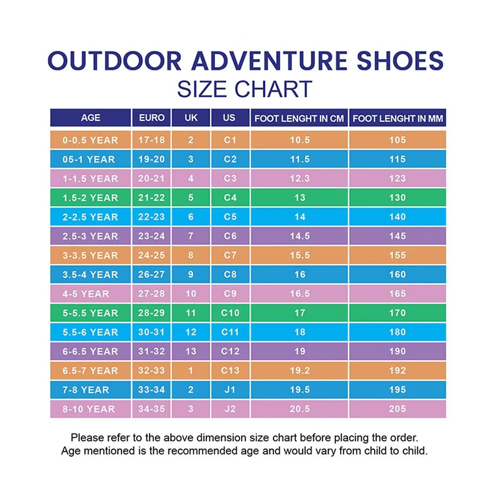 Pink Anti Skid Land and Water Outdoor adventure Shoes for Kids