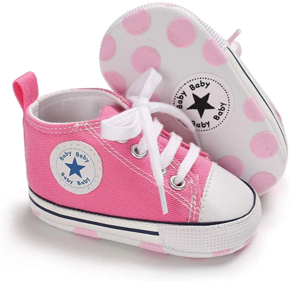 Pink Canvas Shoes