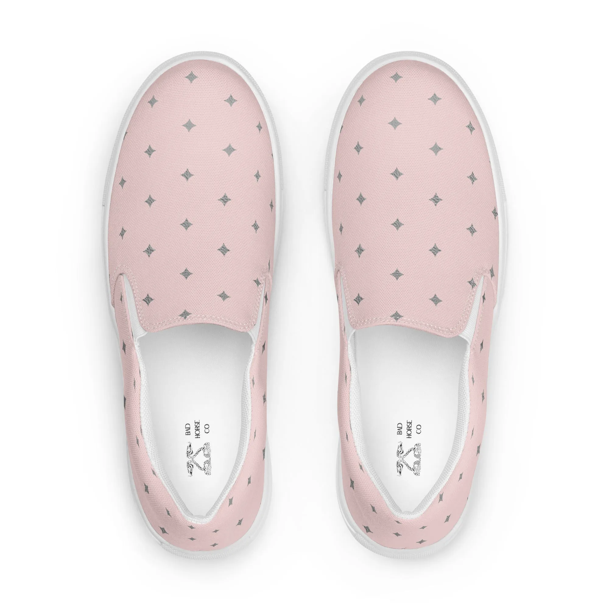 Pink Graphic - Women’s slip-on sneakers