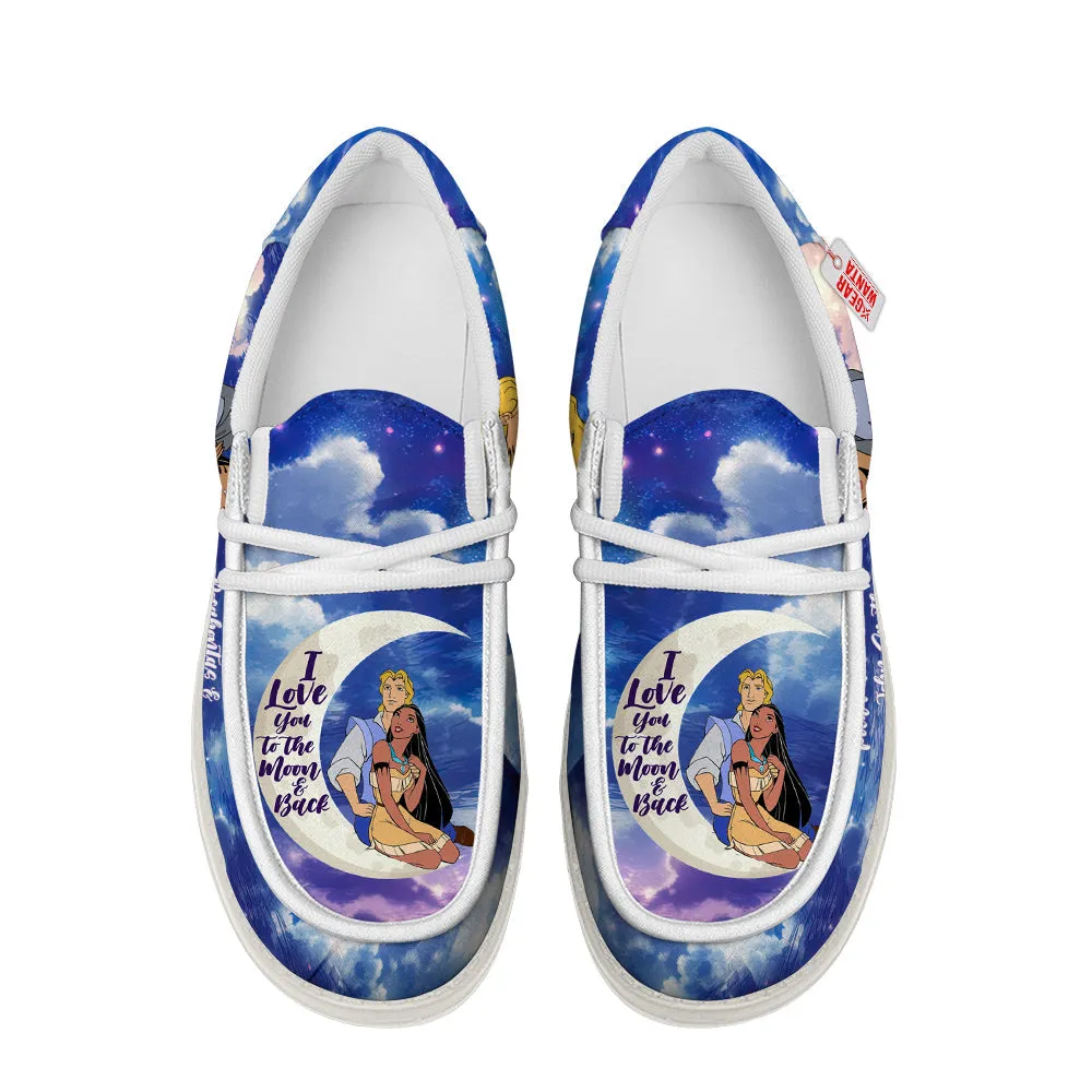 Pocahontas And John Smith Loafer Shoes