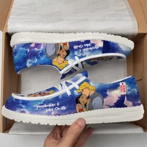 Pocahontas And John Smith Loafer Shoes