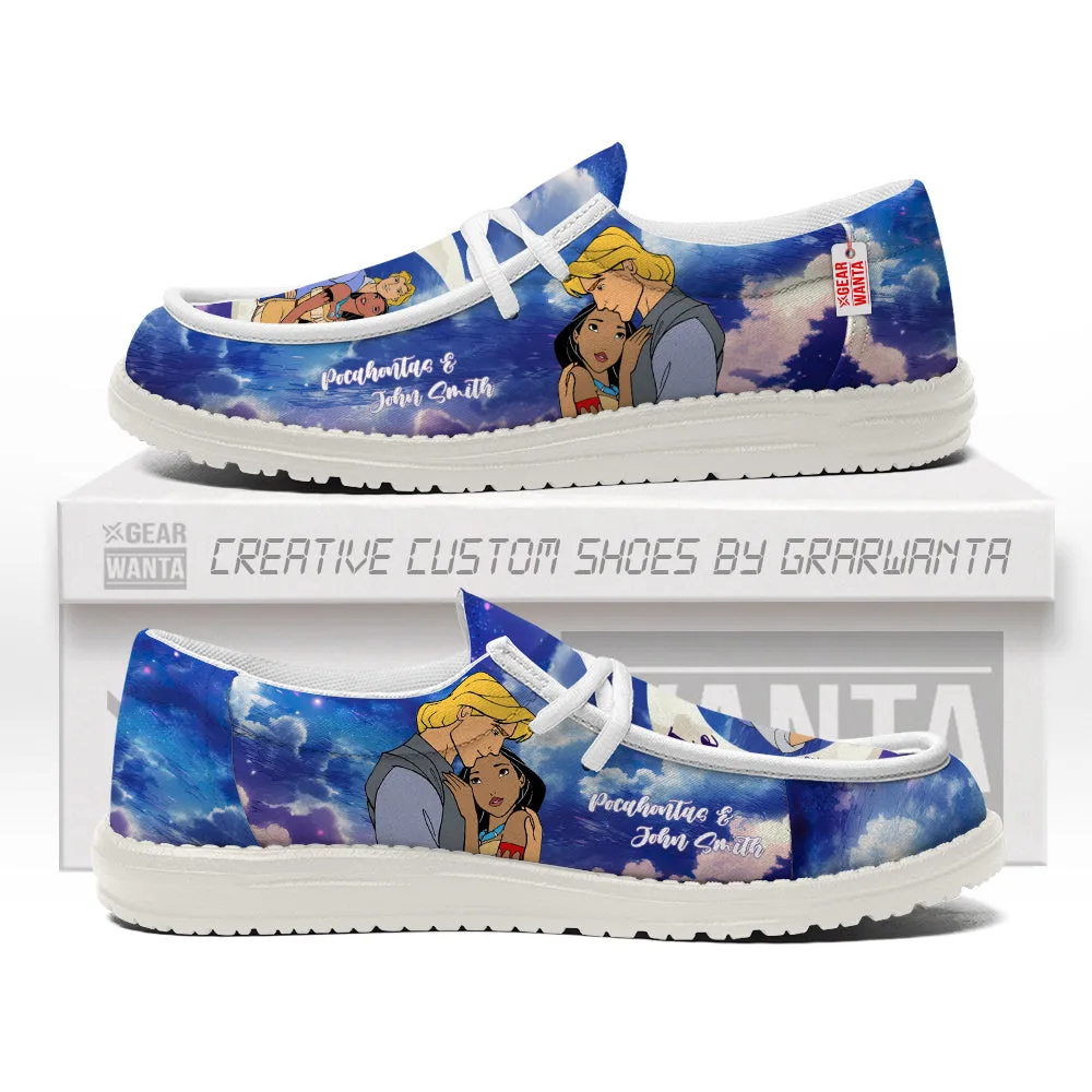 Pocahontas And John Smith Loafer Shoes