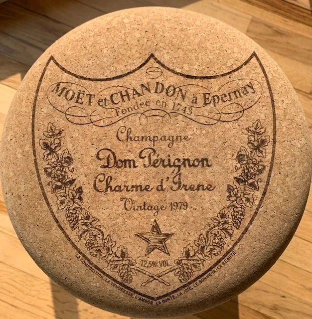 Portugueuse Champagne Cork Stool & Side Table