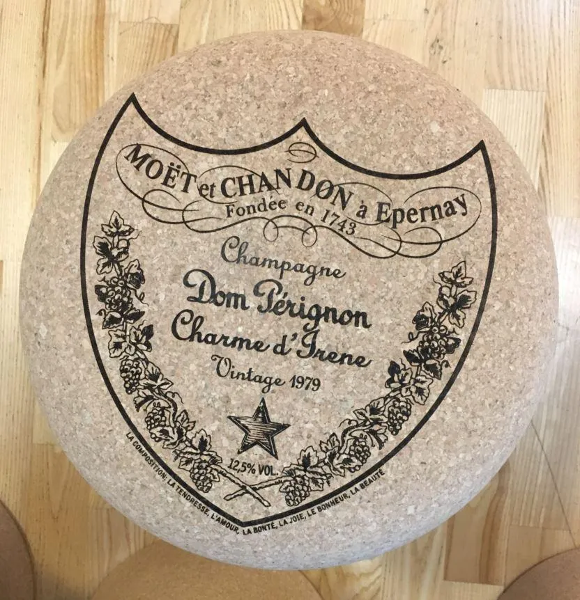Portugueuse Champagne Cork Stool & Side Table
