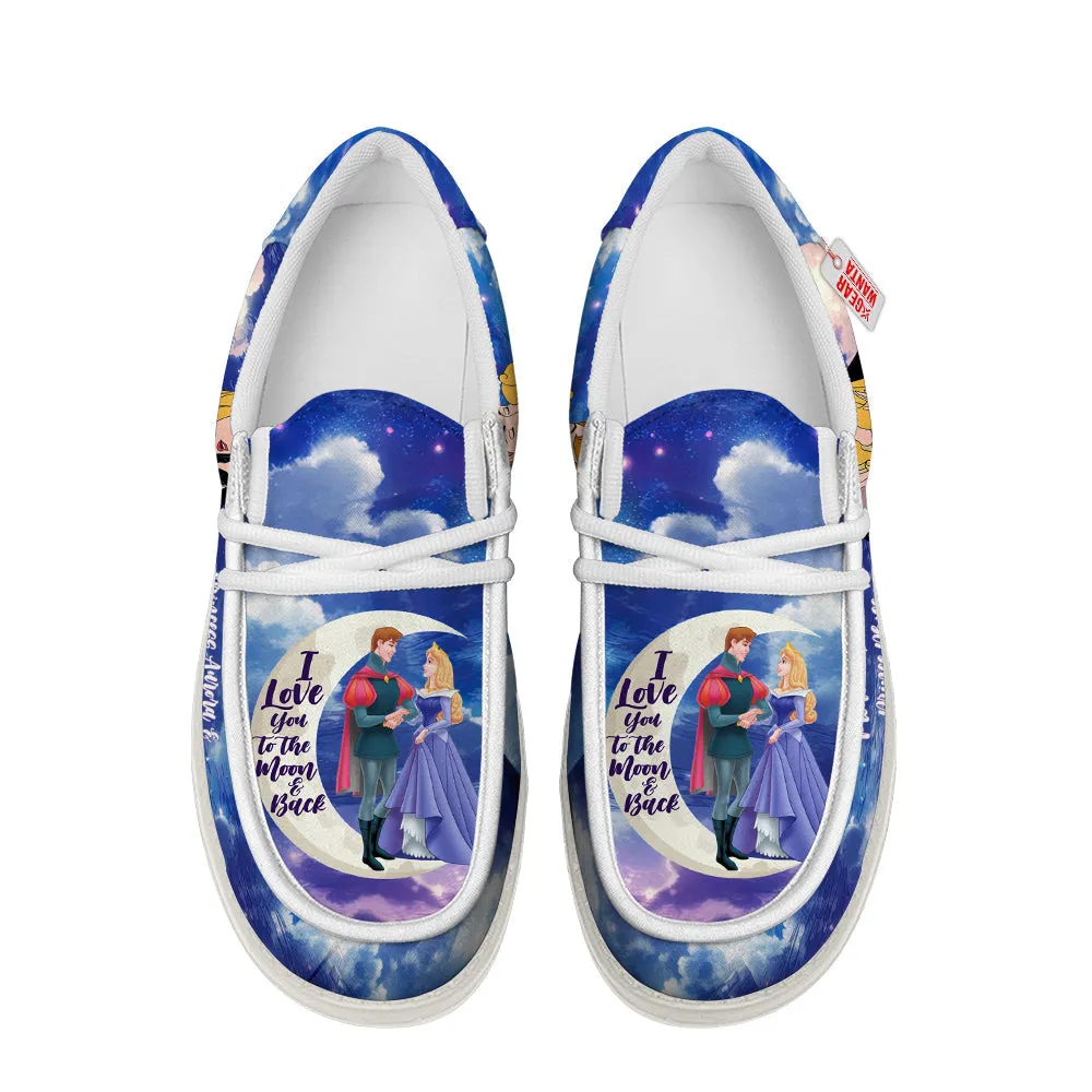 Princess Aurora And Prince Phillip Loafer Shoes