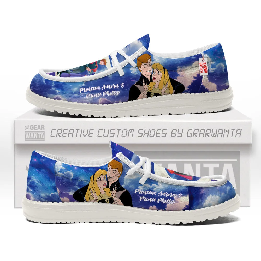 Princess Aurora And Prince Phillip Loafer Shoes
