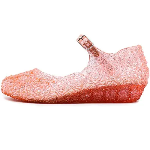 Princess Girls Sandals Jelly Shoes (Pink)