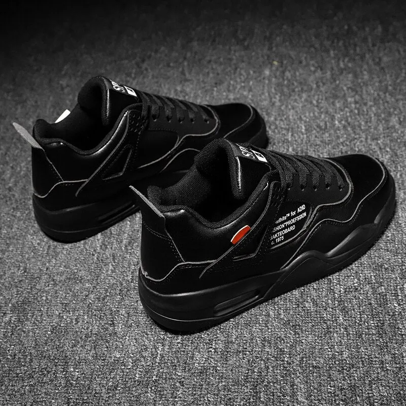 Print men's casual shoes spring and autumn new fashion breathable men's casual shoes white shoes