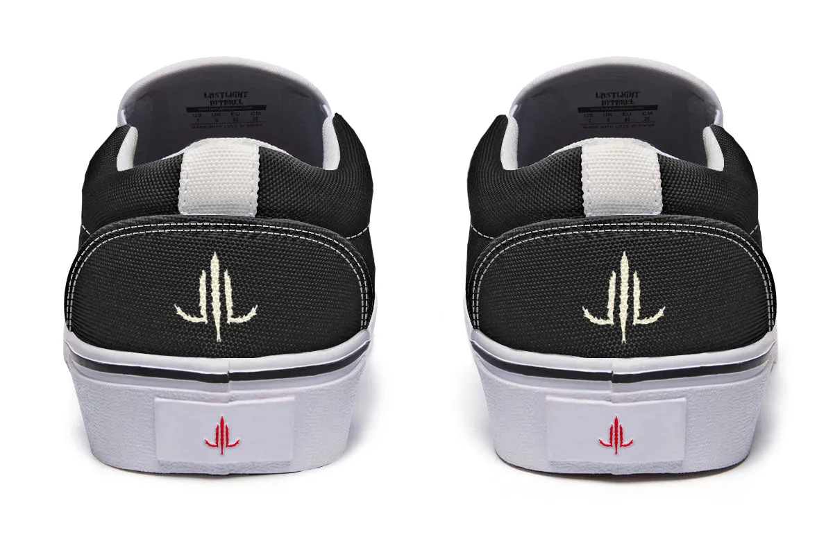 Pumpkin Dagger Slip On Shoes