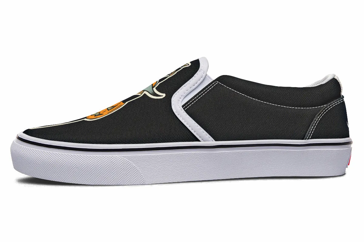 Pumpkin Dagger Slip On Shoes