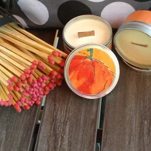 Pumpkin Pecan Waffle Wood Wick Soy Candle