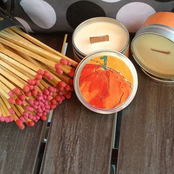 Pumpkin Pecan Waffle Wood Wick Soy Candle
