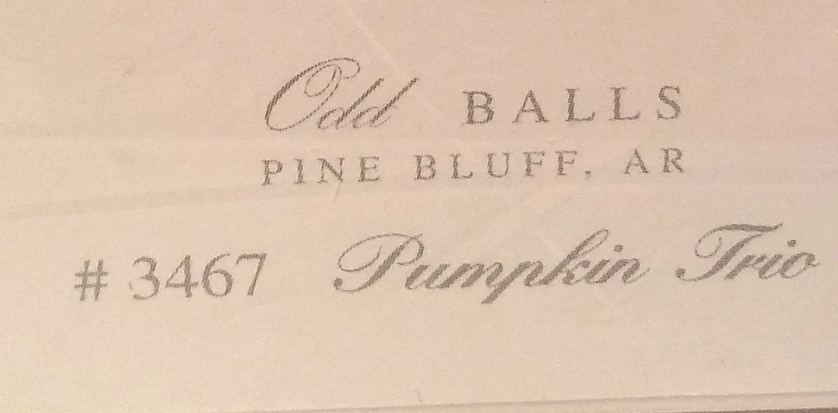 PUMPKIN TRIO - BLANK STOCK INVITATION