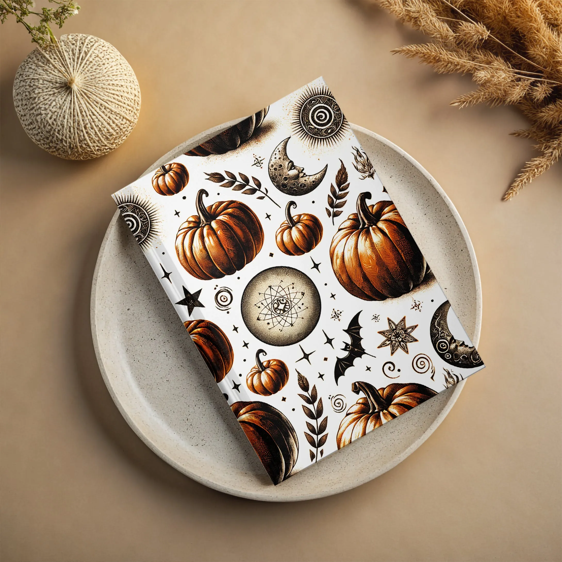 Pumpkins and Crescent Moons Journal