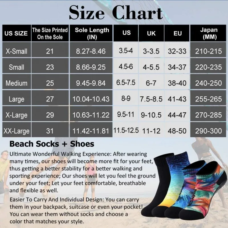 Randy Sun - Quick Dry Non-Slip Beach Socks