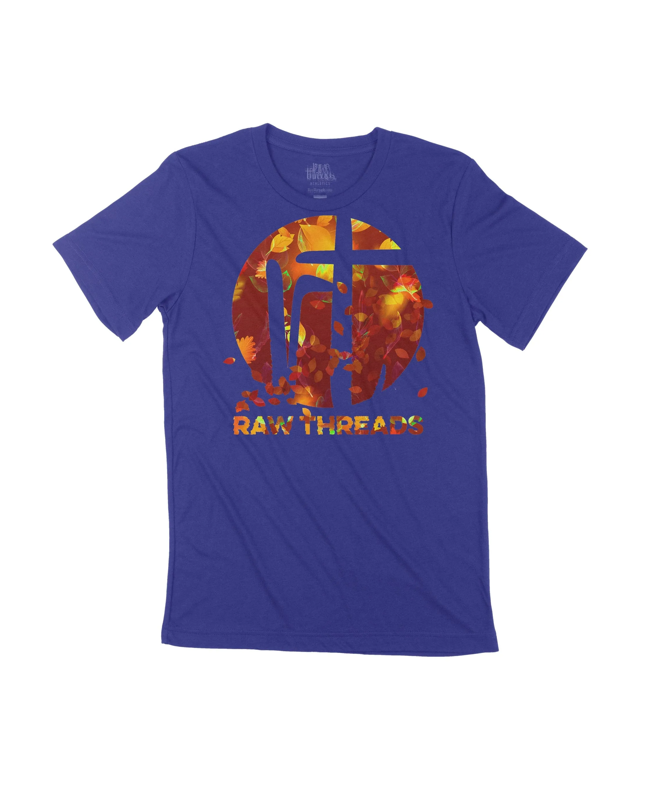 Raw Threads Fall Leaves Logo