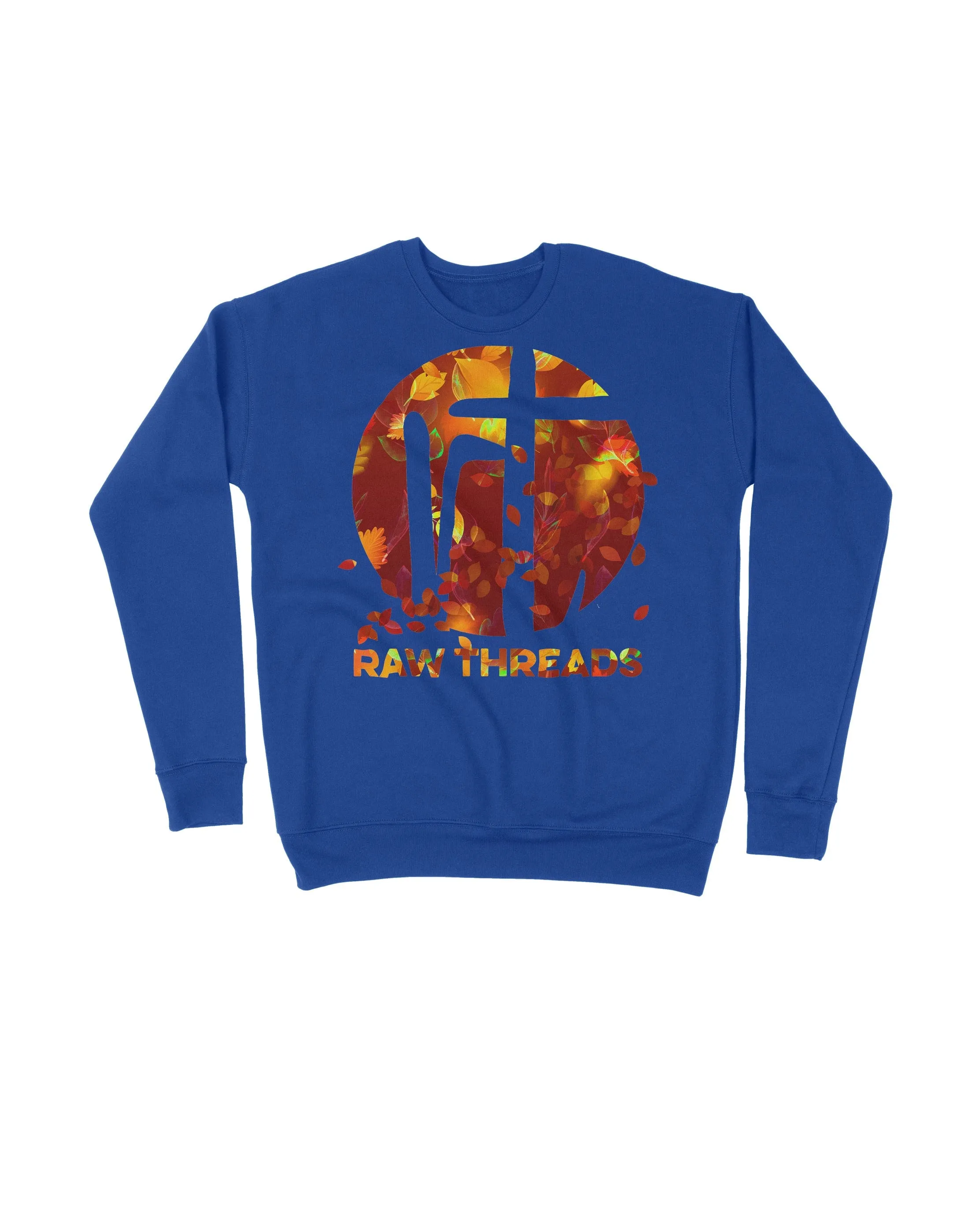 Raw Threads Fall Leaves Logo