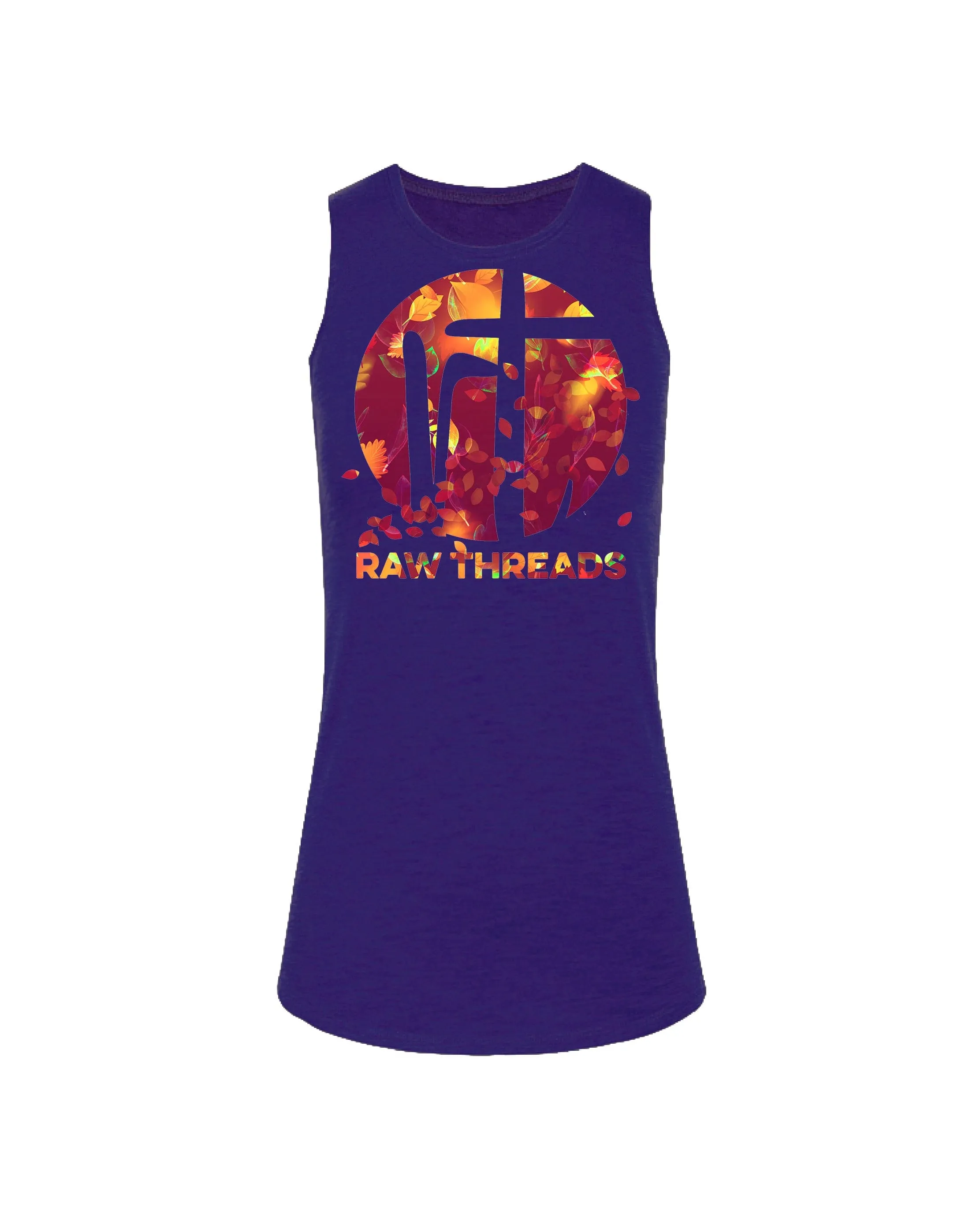Raw Threads Fall Leaves Logo