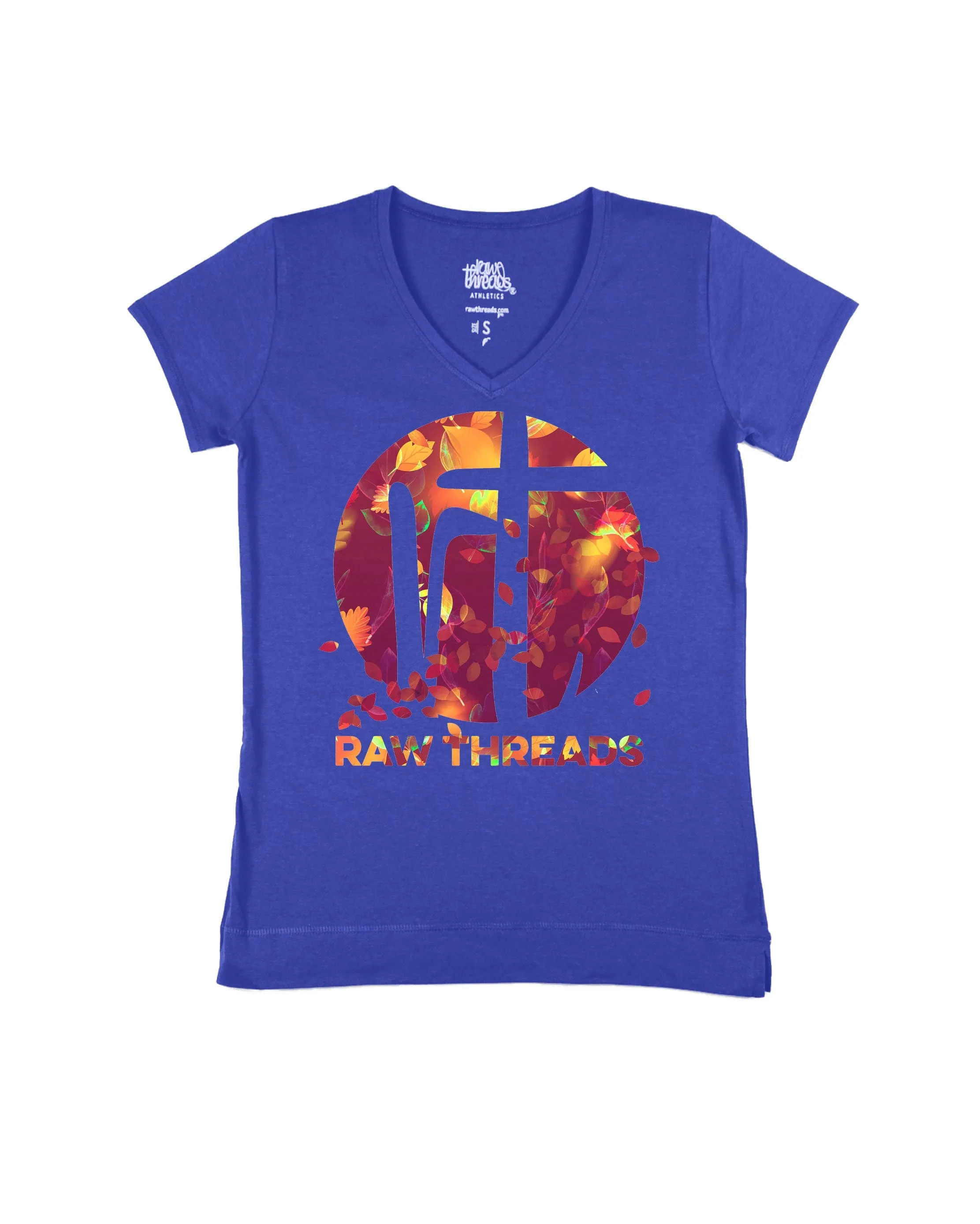Raw Threads Fall Leaves Logo