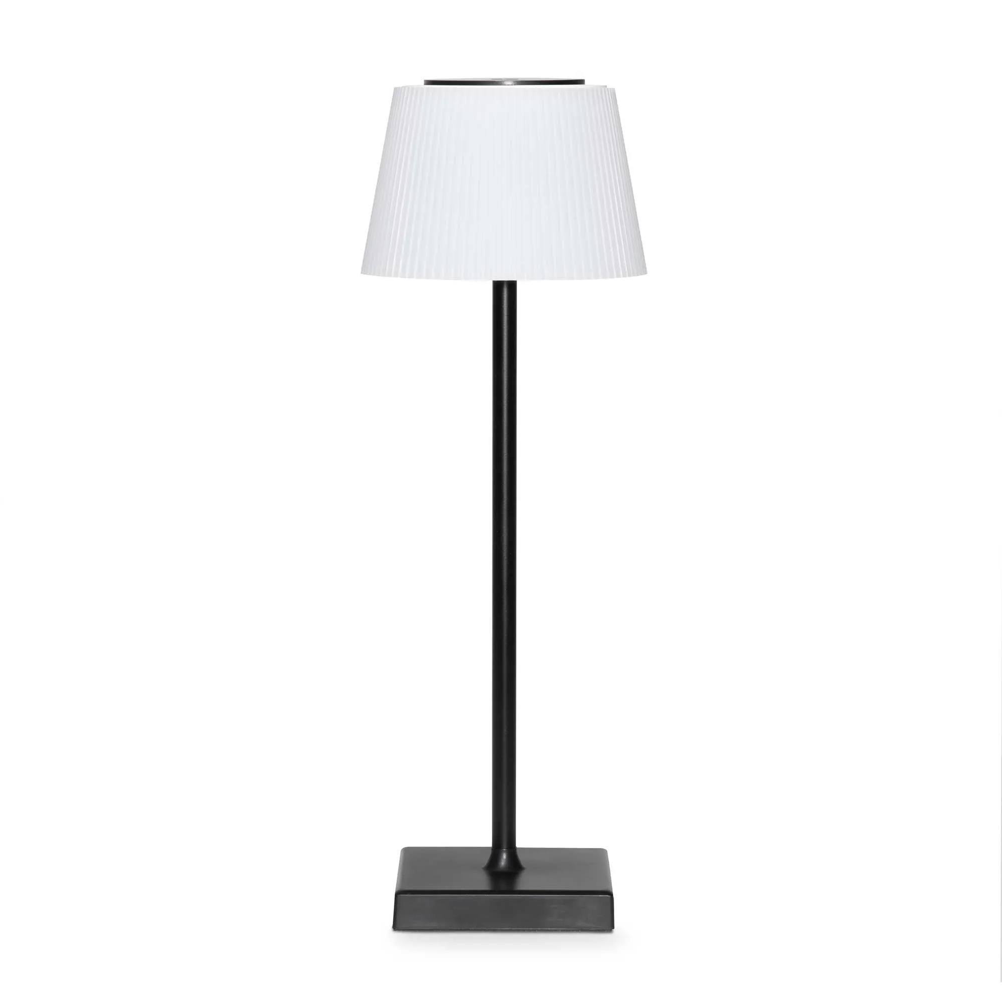 Rechargeable Table Lamp for Home, Office, Restaurants, RGB Colours - Black - DH212