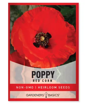 Red Corn Poppy Seeds