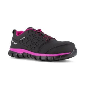 Reebok Women's Sublite Cushion Comp Toe Athletic Work Shoe - Black - RB491