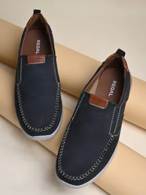 Regal Blue Men Casual Slip Ons