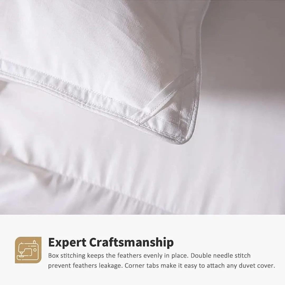 Renee Taylor Ultimate 80% White Goose Down and Feather Quilt
