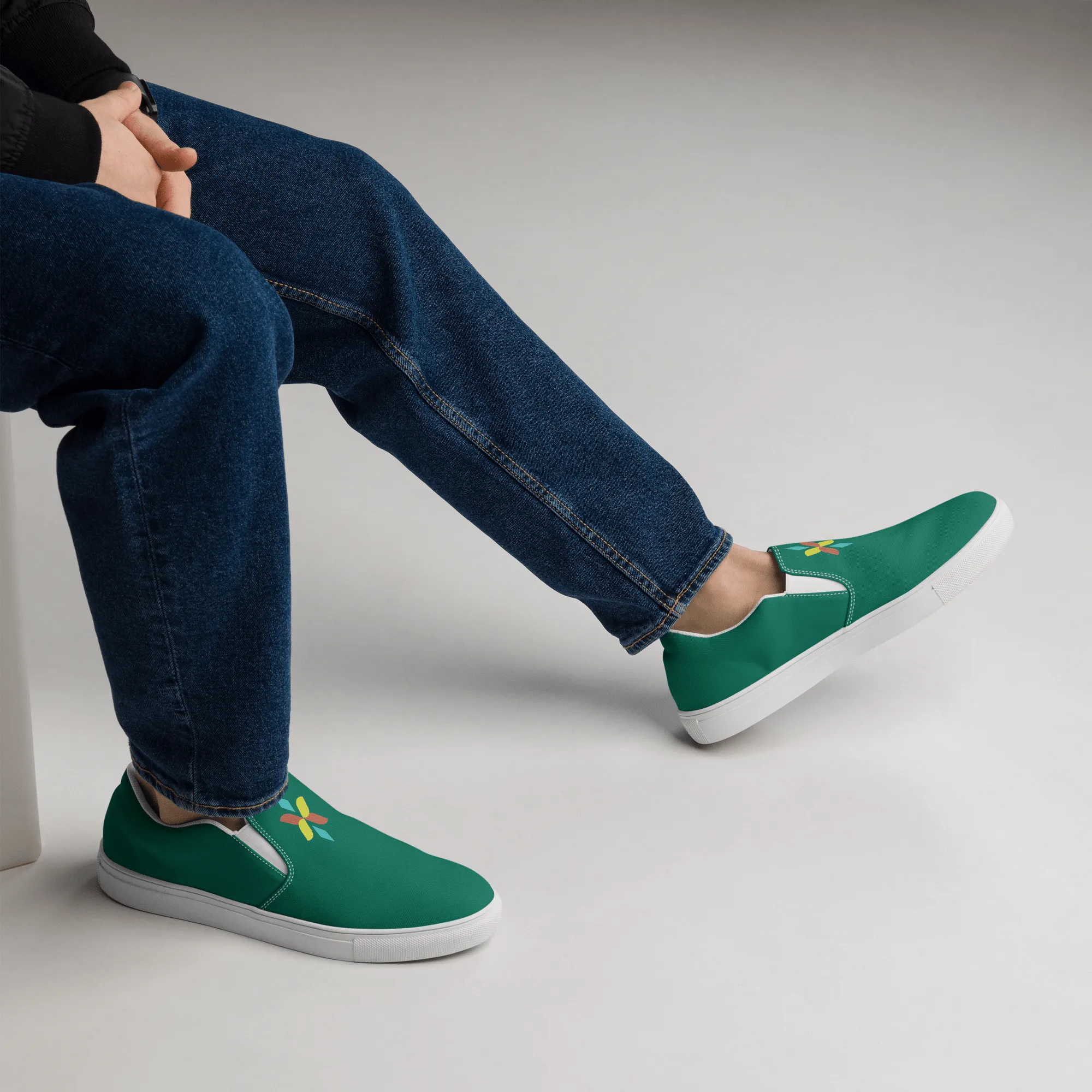 Renewed Earth Men’s Slip-On Canvas Shoes