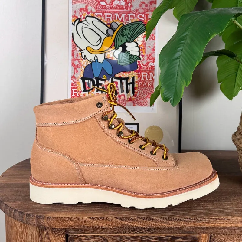 Retro Khaki Men's Boots