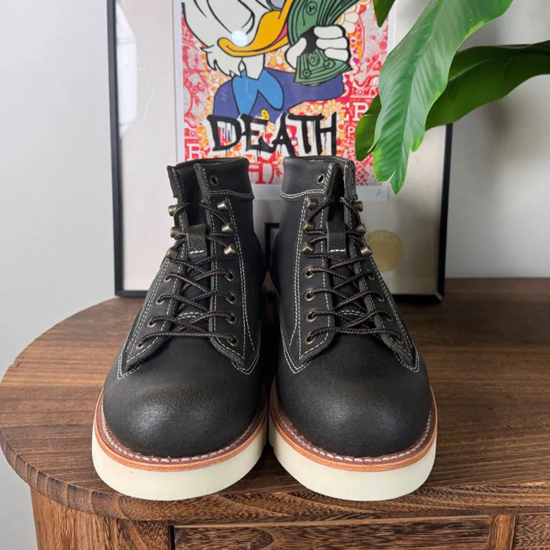 Retro Khaki Men's Boots