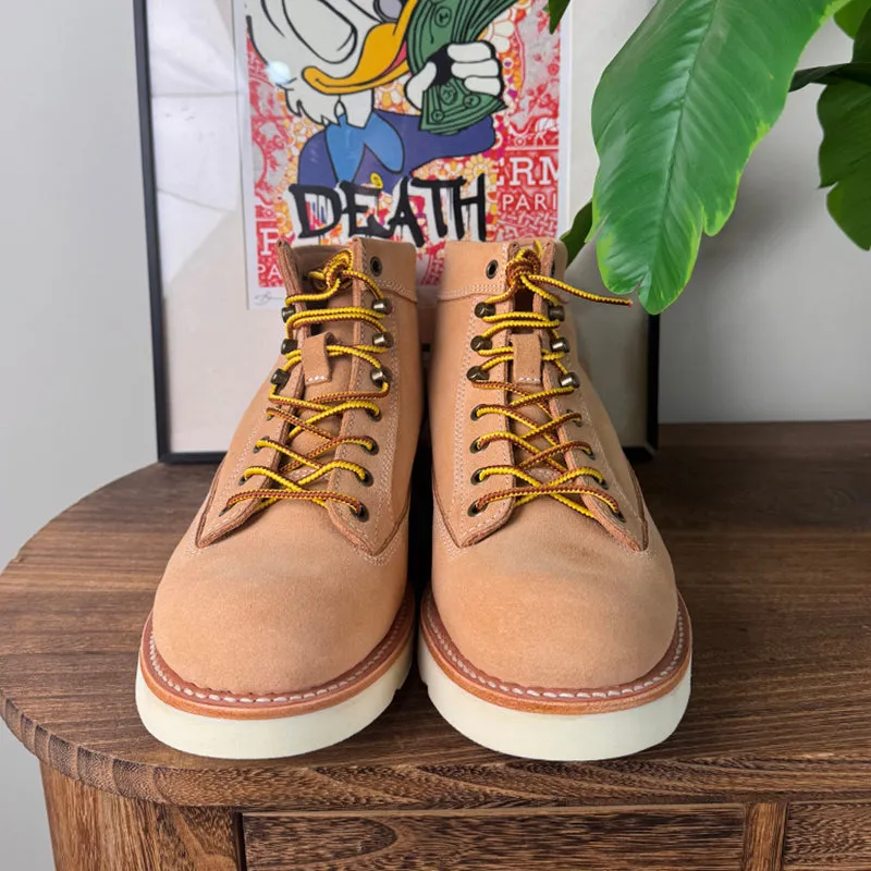 Retro Khaki Men's Boots