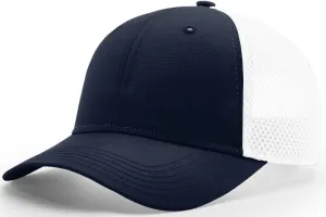 Richardson Lite Performance Air Mesh Trucker Navy White