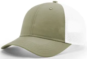 Richardson Lite Performance Air Mesh Trucker Slate White