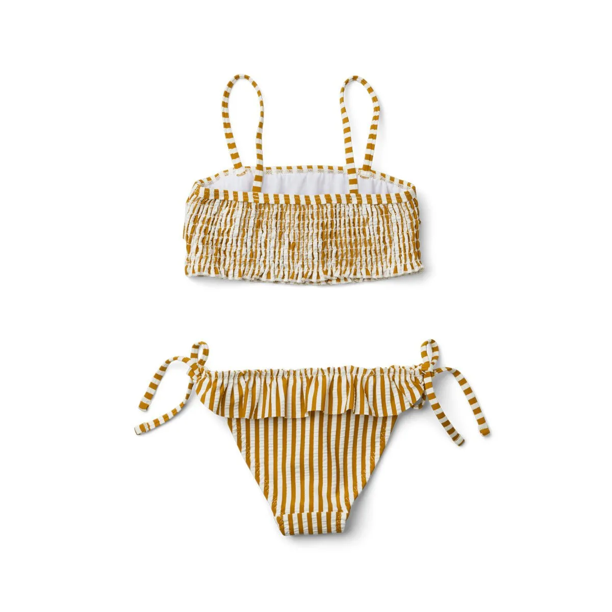 Riley Bikini Set - Y/D stripe: Mustard/white