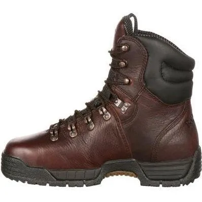 Rocky Men's Mobilite 8" Steel Toe WP Oil Resist Work Boot -Brown- FQ0006115