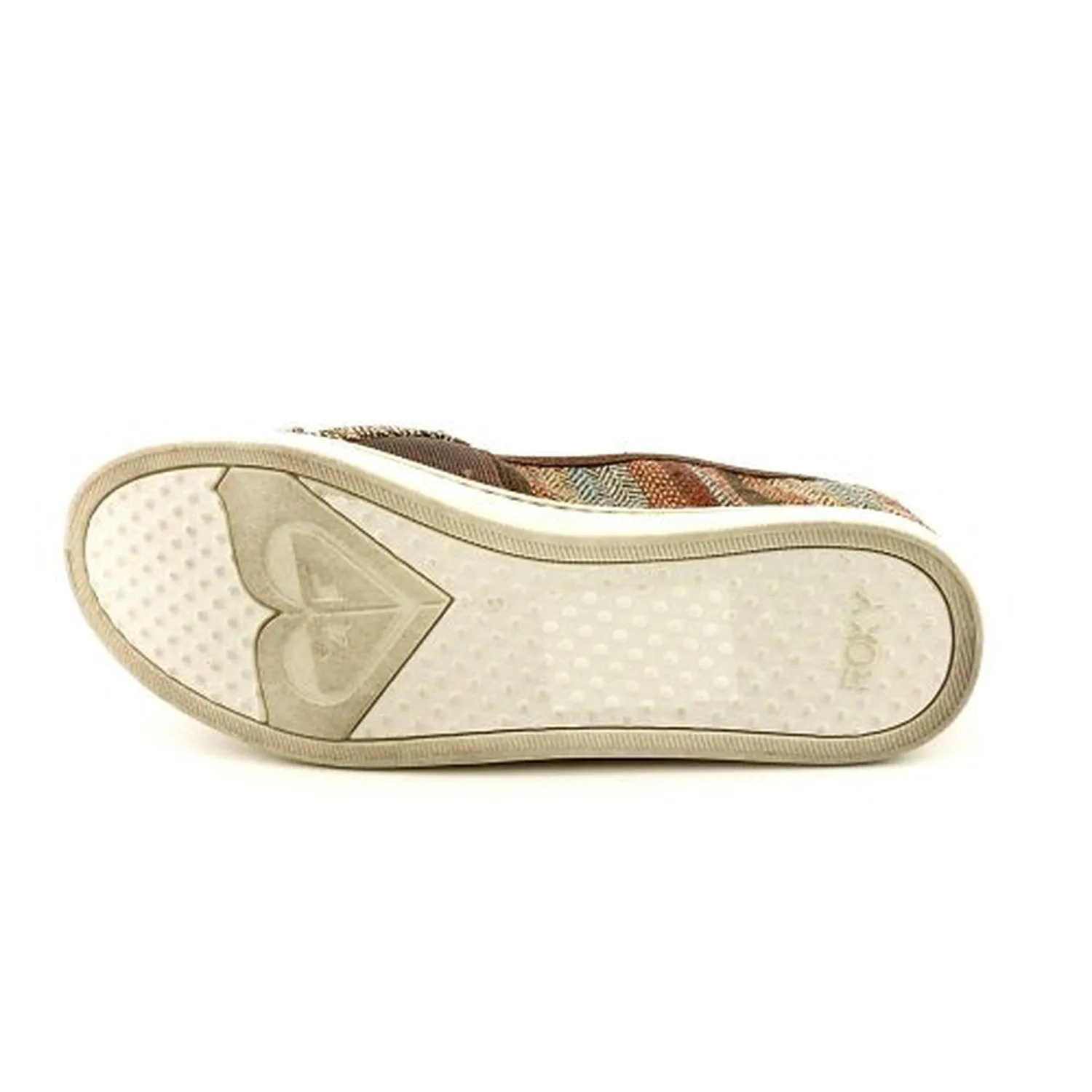 Roxy Matey Womens Size 6.5 Brown Textile Flats Shoes