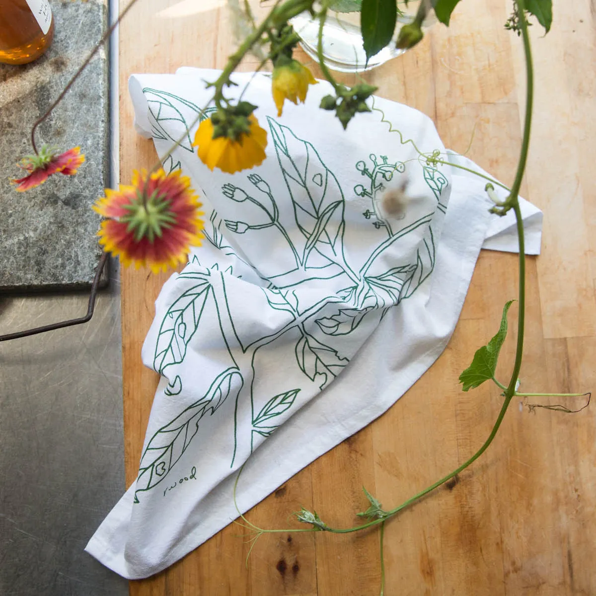R.Wood Tea Towel | Fall