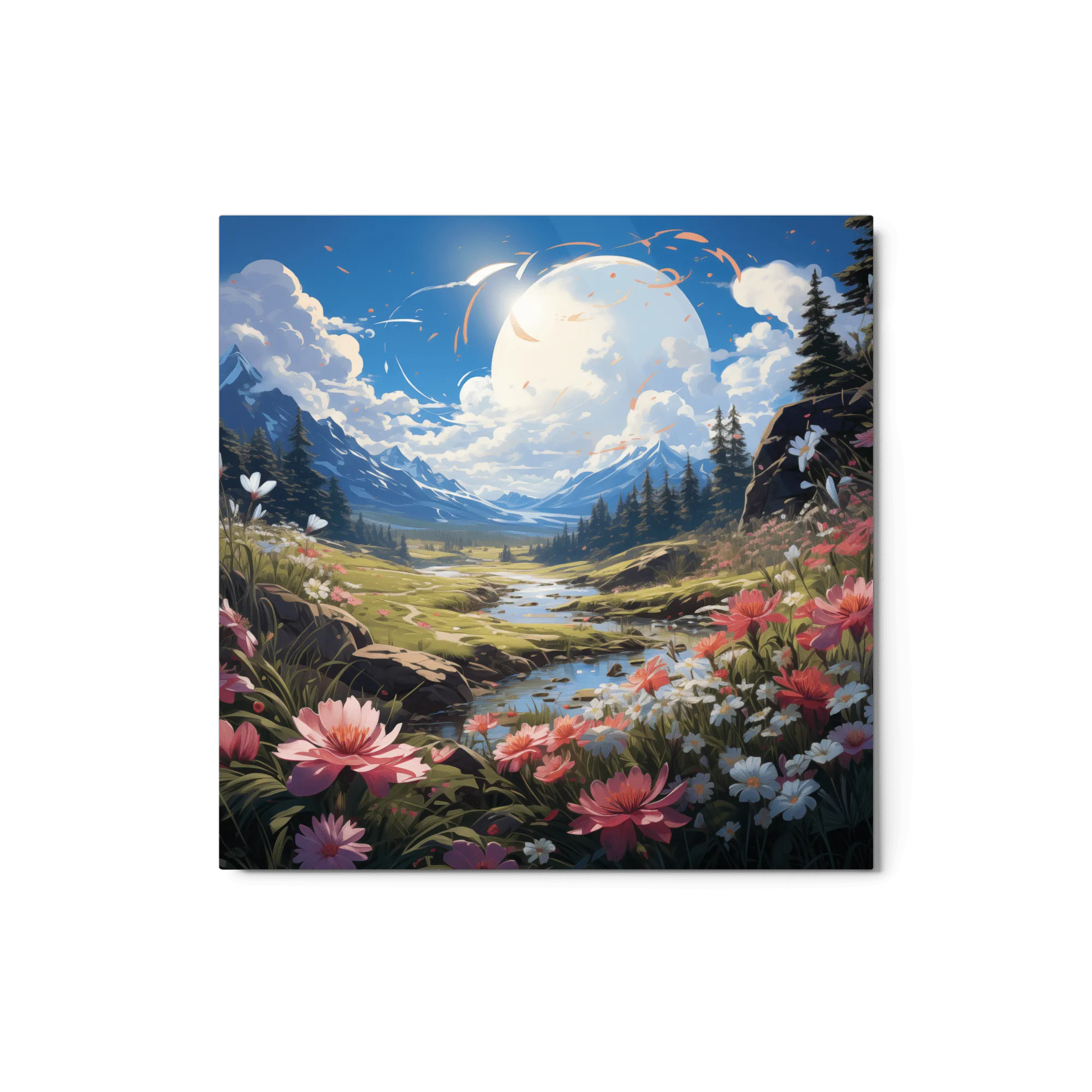 Sakura Spring Bloom Metal Prints