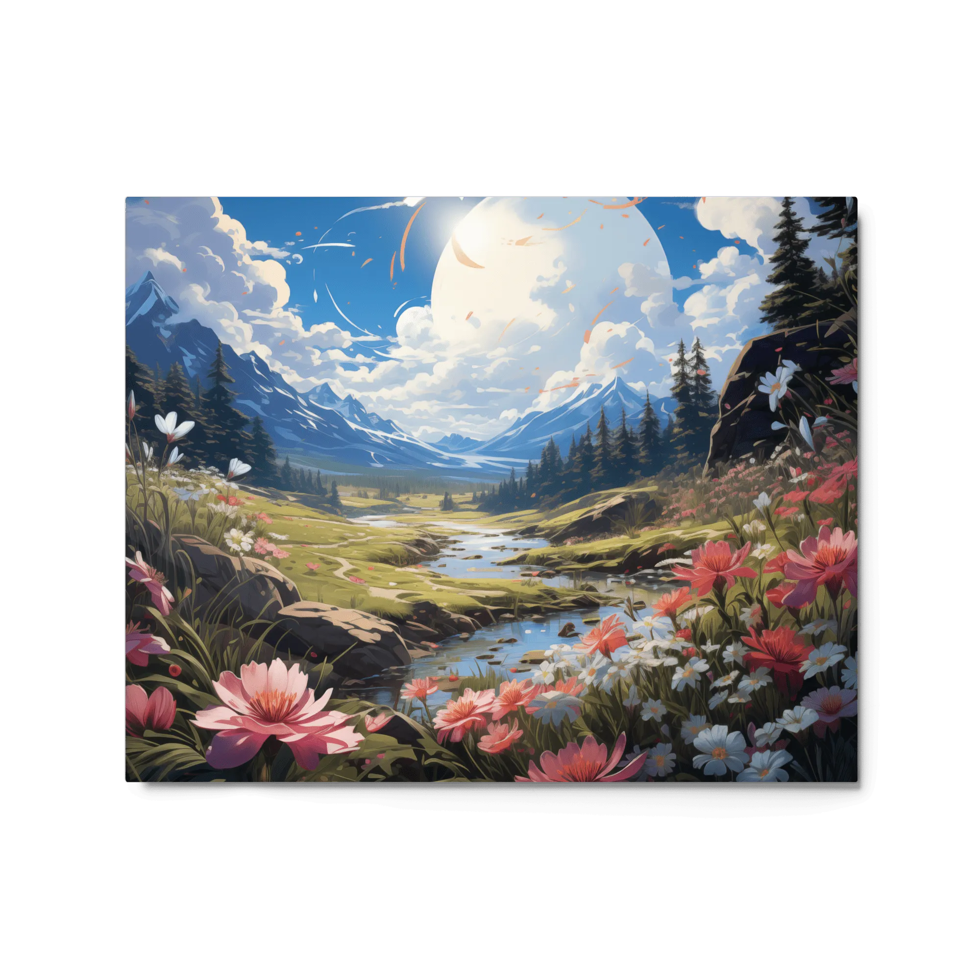 Sakura Spring Bloom Metal Prints