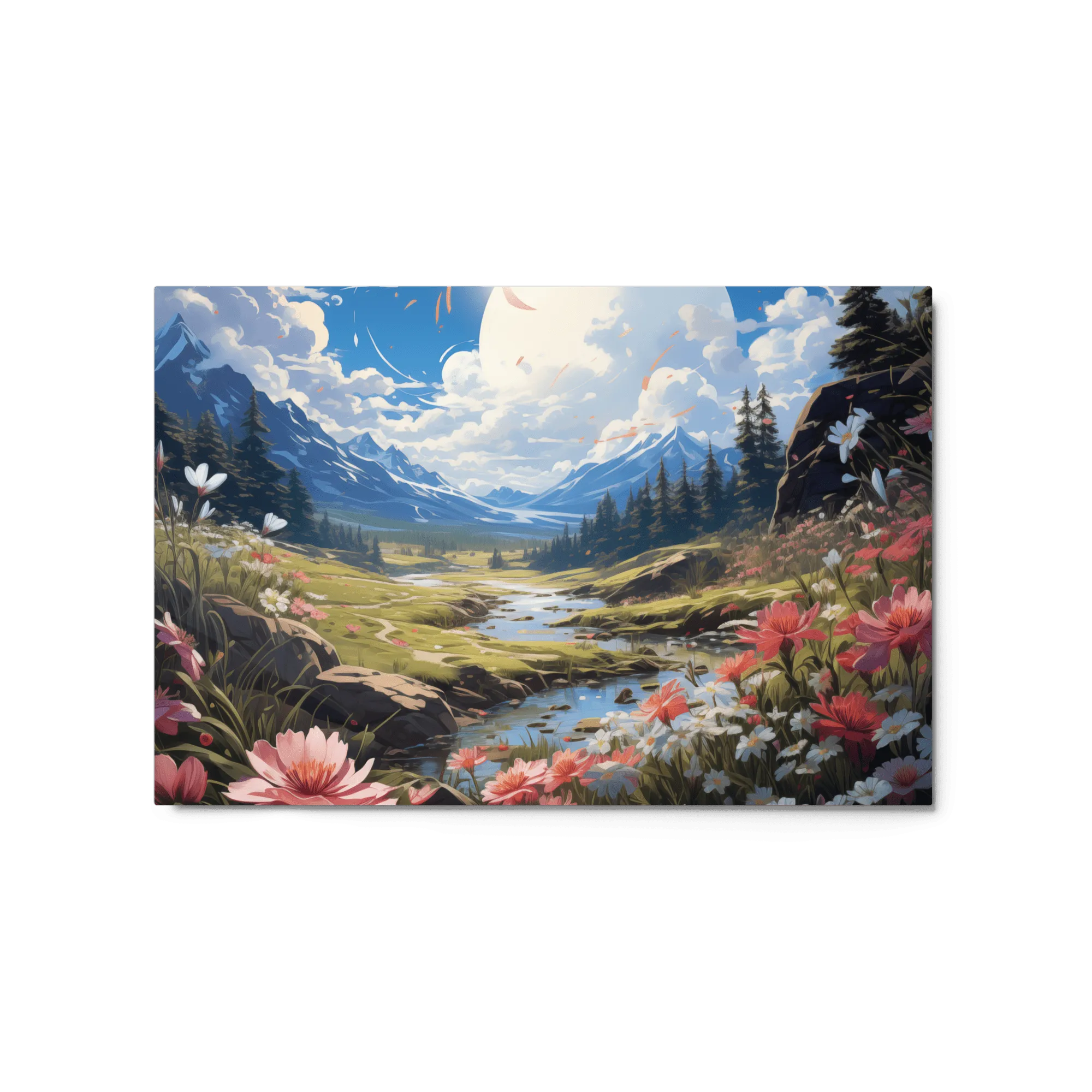 Sakura Spring Bloom Metal Prints