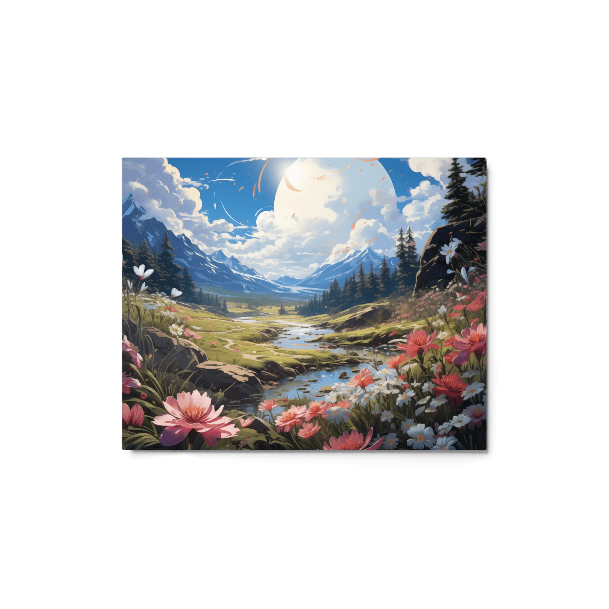 Sakura Spring Bloom Metal Prints