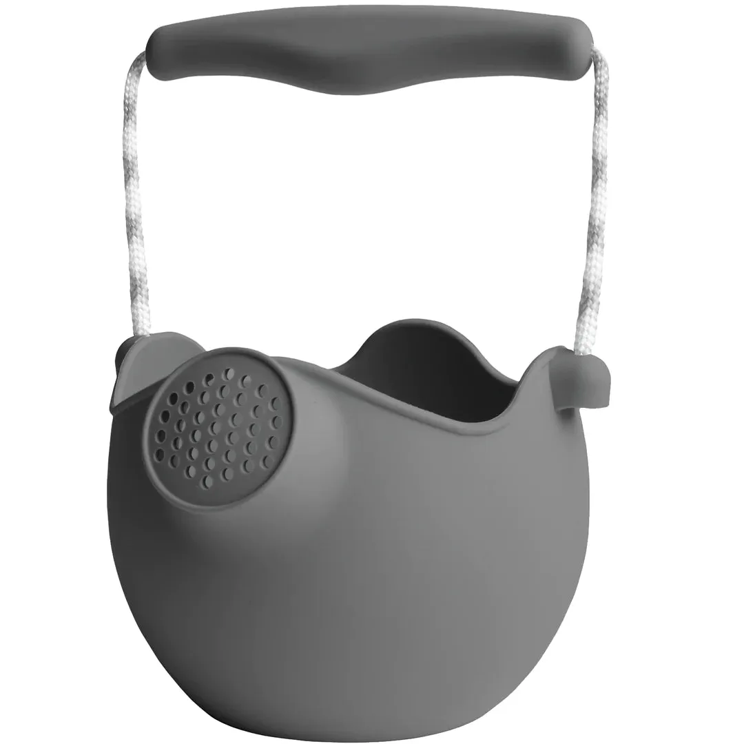Scrunch Silicone Watering Can Cool Grey - Roll it, Fold it, Scrunch it!
