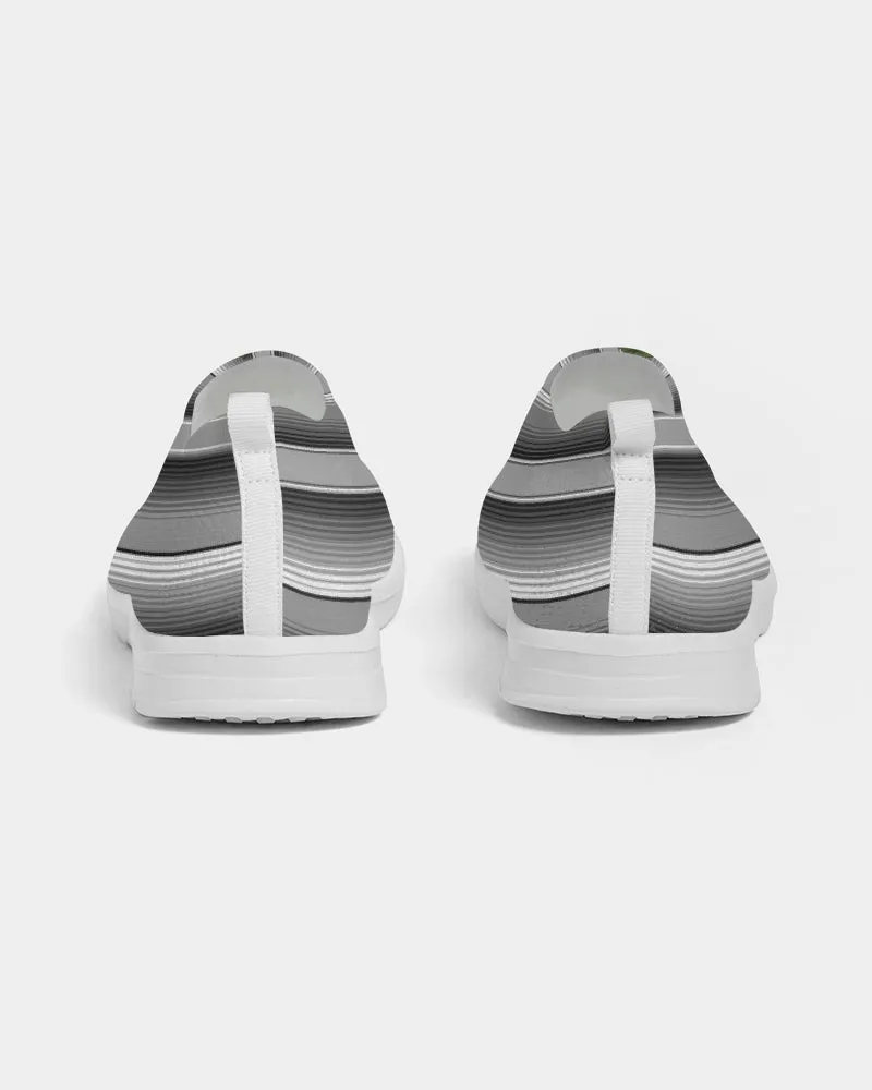 Serape Red Rose Black Stripe Flyknit Slip-on Shoe