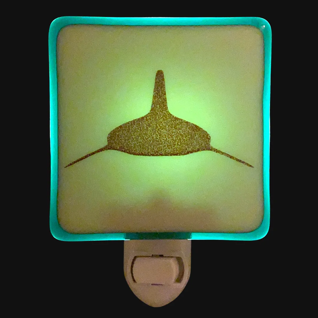 Shark Silhouette Night Light