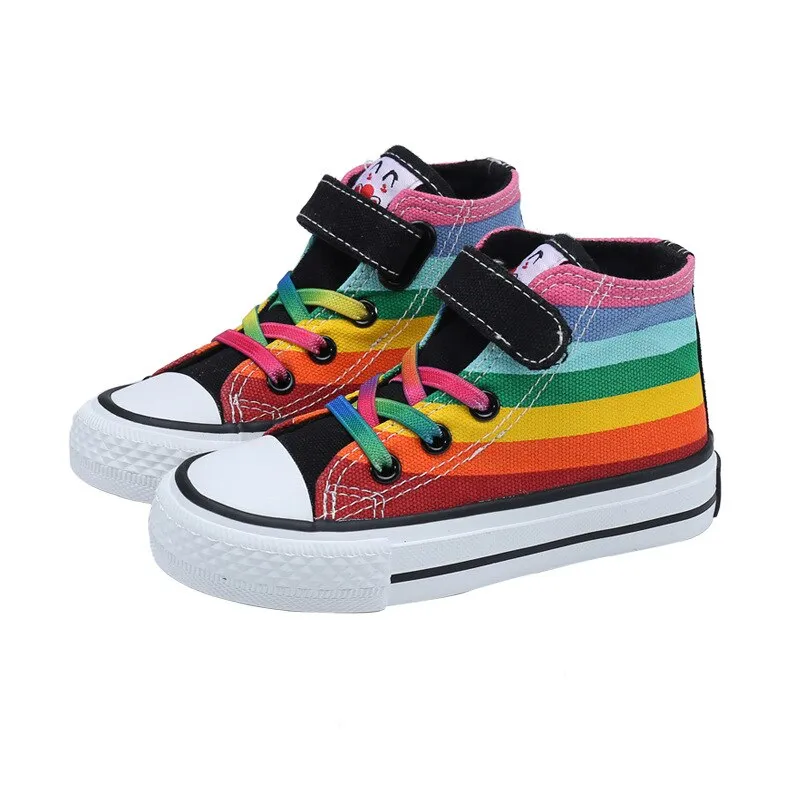 Shoes Casual Wild Boys Sneakers Girls Rainbow