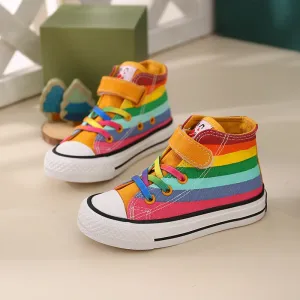 Shoes Casual Wild Boys Sneakers Girls Rainbow