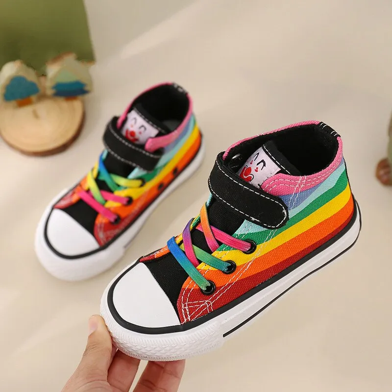 Shoes Casual Wild Boys Sneakers Girls Rainbow