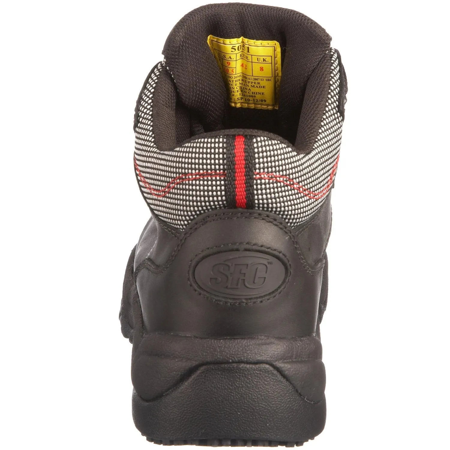 Shoes for Crews 5091 Icon Safety Boots Slip Resistant Metal Free Black